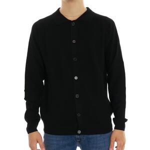CARDIGAN CON COLLETTO SEINSE NERO
